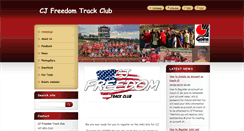 Desktop Screenshot of cjfreedomtrackclub.com